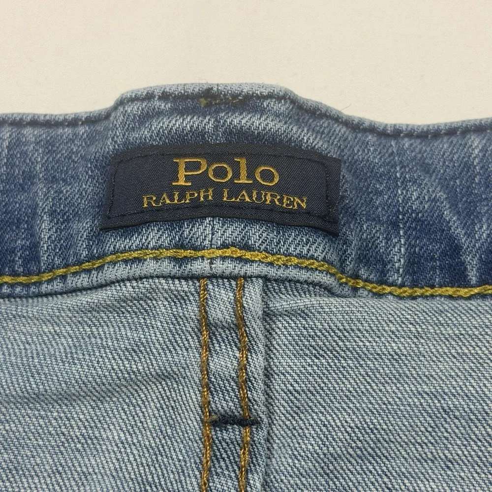 Polo Ralph Lauren Hampton Relaxed Straight Blue Jeans 46x30 (44/30) Big/Tall